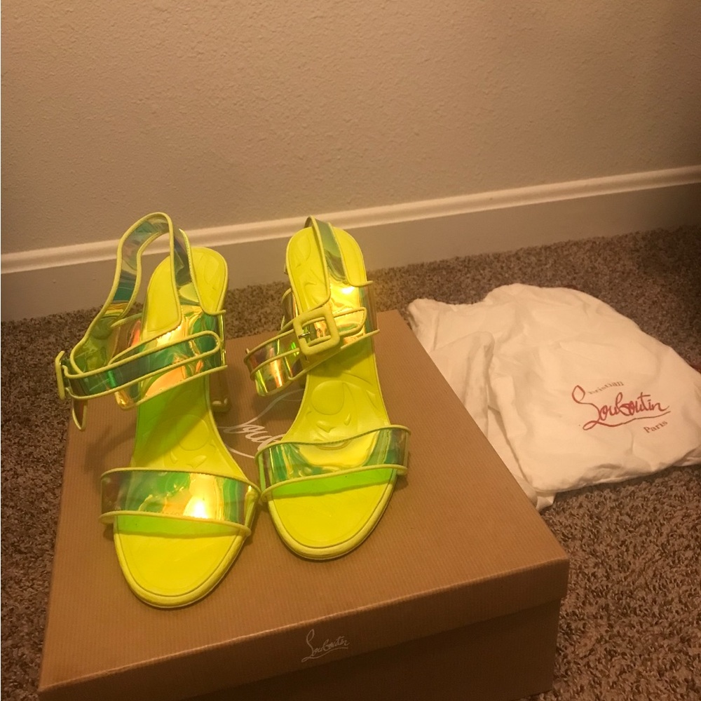 Christian Louboutin Vibrant Yellow Heels